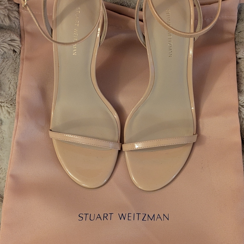 Stuart Weitzman Dancer 95 Golden Beige 6.5
